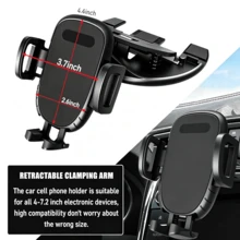 Soporte universal para teléfono móvil Untoom para ranura de CD del coche, montaje de teléfono giratorio 360 grados adecuado para iPhone - A - Ver 9