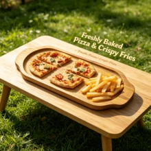 Vassoio in legno di palissandro a forma di foglia vintage - Vassoio moderno per dolci, spuntino, caffè, piatto da portata, vassoio ovale in legno, piatto per formaggi, vassoio da cucina, adatto per bar, ristorante, soggiorno, camera da letto, ingresso cucina e tavolino da caffè, divano e uso di stoccaggio, adatto per uso domestico e ristorante, regalo ideale per famiglia e amici, accessori da cucina, picnic - Visualizzare 12