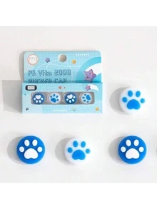 DATA FROG Juego de agarres de pulgar con forma de pata de gato y tapas de botones para PSVita 1000 2000, protección para el controlador de la consola - Ver 19