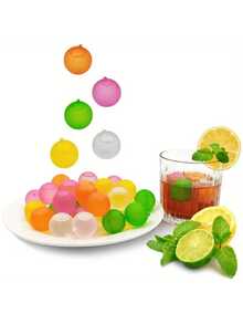 1/5/10/20pcs Reusable Plastic Ice Cubes, Washable And Freezable Ice Cubes, Suitable For Coffee, Bar Parties And Holiday Celebrations - Christmas, Easter, Thanksgiving, Back To School - Multicolor - View 8