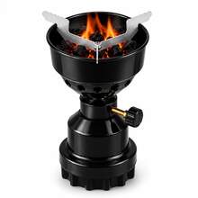 Portable Flame Gas Coal Lighter Burner Compatible With 190g Gas Cartridge - Blue - View 2