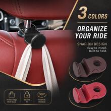 Universal Car Seat Back Hook, Multifunctional Mini Vehicle Interior Hanger, Compact Lightweight Simple Hook For Hanging Bags, Clothes And Daily Small Objects - A - View 10