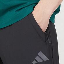 Adidas TR-ES+ BL PANT Straight Leg Solid Color Comfort Knit Sweatpants For Men - Dark Gray - View 5