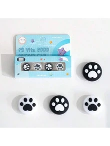 DATA FROG Juego de agarres de pulgar con forma de pata de gato y tapas de botones para PSVita 1000 2000, protección para el controlador de la consola - Ver 22
