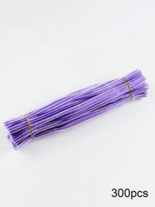 100-500支多色馬卡龍雪尼爾管毛手工DIY材料組，創意藝術手工活動用，大容量手工藝用品，適用創意禮品包裝與派對裝飾 - 多色 - 查看 14