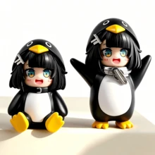 Arknights: Endfield-Penguinistrator 遊戲模型收藏裝飾玩具，適用於汽車/桌面/居家裝飾，PVC 模型雕像，禮品/粉絲收藏禮物 - 彩色 - 查看 4