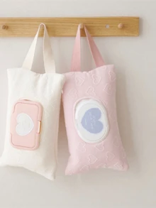 Portable Outdoor Tissue Box, Hanging Wet Wipe Bag, Suitable For Bedroom, Car And Dormitory; Perfect For Outings And Back To School Use. - Multicolor - View 2