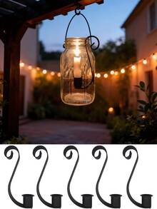 Retro Wrought Iron Creative Candlestick - Metal Material, Delicate And Creative, Holiday Gift - Multicolor - View 4