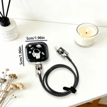 5pcs Cartoon Protective Case Set For 20W UK Charger And Data Cable, Shockproof And Wear-Resistant - Multicolor - View 6