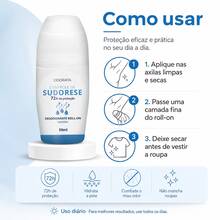Abelha Rainha Desodorante Roll-On Controle de Sudorese 72h 50ml Unissex Tratamento Anti-Suor Combate o Suor Excessivo - Multi Aromas - Visão 7