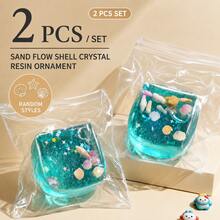 Ocean Themed Sensory Decompression Magic Cube, Decorated With Cartoon Seashells, Conches, Schools Of Fish And Ice Cream Elements To Create A Marine Party Atmosphere, Effectively Relieving Anxiety. Suitable For Outdoor Spaces And Office Environments, - Multicolor - View 13