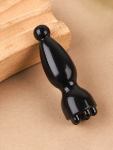 2入 6cm 便攜式蓮花頭水晶眼部與臉部按摩器，緩解眼睛疲勞、消腫、抗皺護膚，SPA美容工具，多色可選，手持式身體與臉部滾輪，淋巴排毒、日常護膚、肌肉放鬆 - 彩色 - 查看 10