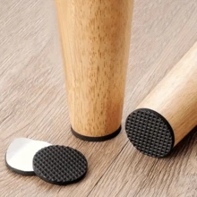 48/96/192Pcs Plastic Silent Chair Leg Protectors - Anti-Slip Noise-Reducing Furniture Pads, Suitable For Dining Chairs And Tables, Dark Brown, Durable Plastic Material, Furniture Protection, Modern Aesthetic, Plastic Structure, Chair Leg Protectors - Multicolor - View 11