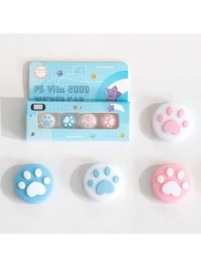 DATA FROG Juego de agarres de pulgar con forma de pata de gato y tapas de botones para PSVita 1000 2000, protección para el controlador de la consola - Ver 12