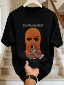 Men T-Shirts - Black - View 4