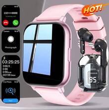 NcmRyu Sports Smart Watch + Earphone Set, 1.83-Inch HD Display, Alloy Body, Wireless Calling, Multiple Sports Modes, Sedentary Reminder And Other Functions, Suitable As Gift For Friends, Couples, Unisex Smart Watch - View 12