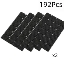 48/96/192Pcs Plastic Silent Chair Leg Protectors - Anti-Slip Noise-Reducing Furniture Pads, Suitable For Dining Chairs And Tables, Dark Brown, Durable Plastic Material, Furniture Protection, Modern Aesthetic, Plastic Structure, Chair Leg Protectors - Multicolor - View 14