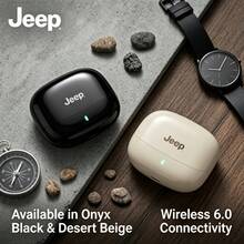 Jeep TWS Sports Wireless Earbuds 24-Hour Standby Time With Noise Cancellation Comfortable Wear Touch Control Earbuds Universal Suitable For Daily Use Gift Holiday Gift - View 2