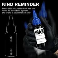 30ml (2pcs) Black Tattoo Ink, Rich Color, Can Be Freely Mixed And Matched. Suitable For Body Painting, Tattoo Design, DIY Tattoo And Tattoo Practice. - Black - View 5
