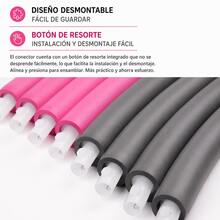 Hula Hoop - Pink and Gray - View 6
