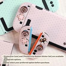 IINE Switch 2 (2025) 保護殼，硬質 PC 外殼，輕量全方位保護，精準開孔設計，可愛波點圖案，粉色 & 薄荷巧克力色 - 查看 2