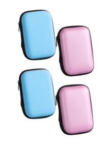 2pcs/4pcs Caja de Cartas de Póker, Caja de Almacenamiento de Cartas, Juegos de Cartas, 11.5 X 8 X 4 Cm, Protege las Cartas de la Humedad y el Polvo, Adecuada para Actividades al Aire Libre (Color Aleatorio) - Multicolor - Ver 12