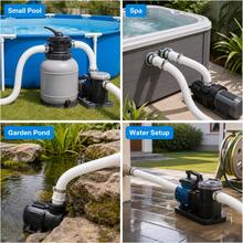 2er Set Poolschlauch 32mm, 150cm Weißer Wellschlauch Für Poolpumpe Mit 4 Befestigungsclips Und Verbinder, Flexibler PE Ersatzschlauch Für Filteranlage, Kleine Pools, Spa, Teich Und Garten Wasserbereic - Weiß - Übersicht 6