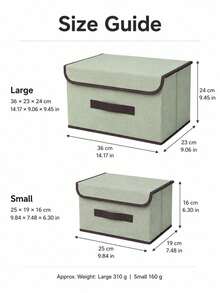 Foldable Car Trunk Organizer, Fabric Storage Box With Lid, Foldable Non-Woven Fabric Container, Suitable For Car Trunk, Home And Office, Multi-Purpose Non-Woven Fabric Storage Container - A - View 4