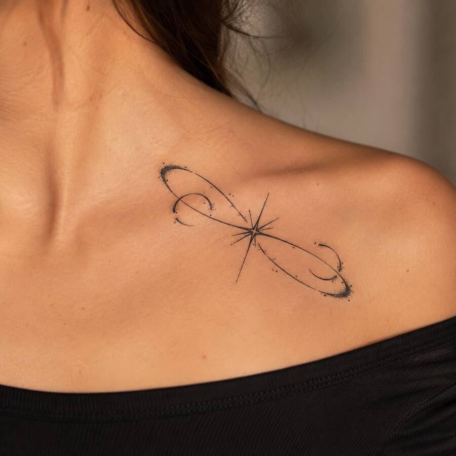1 pieza Pegatina de tatuaje de patrón de Ouroboros realista de PVC resistente al agua y anti-roce, adecuada para uso diario - Gris - Ver 1