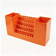 50-Slot Heavy-Duty Plastic Screwdriver Bit Organizer With Hexagonal Top & Tower Storage - Wall-Mountable Drill Bit Case For 6.35mm/2.5" Bits, Plastic Desk Organizer For Tool Storage And Repair Station, Hanging Tool Rack - View 15