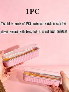 1/10/20PCSMini Aluminum Foil Loaf Pans With Lids&Matching Spoons,Rectangular Baking Containers,Multipurpose Cake Muffin Cheesecake Flan Pudding Bakeware Cups,Portable Food Storage Trays Picnic,Wedding,Graduation Party,Catering&Daily Dessert Display - Multicolor - View 11