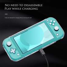 DATA FROG Protective Case For Lite Game Console, Transparent PC Crystal Shell - Shape - View 4