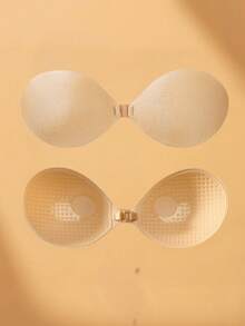 1 Pair Push-Up Self-Adhesive Bra, Reusable Strapless Front-Clasp Invisible Nipple Covers, Women's Lingerie And Underwear Accessories - Multicolor - View 17