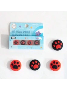 DATA FROG Juego de agarres de pulgar con forma de pata de gato y tapas de botones para PSVita 1000 2000, protección para el controlador de la consola - Ver 18