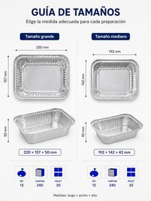 Take Out Boxes - Silver - View 6