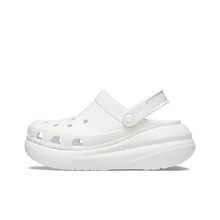 Crocs卡駱馳 Crush Clog 泡芙時尚休閒厚底增高 洞洞鞋 5.2cm 男女同款 白色 - 白色 - 查看 13