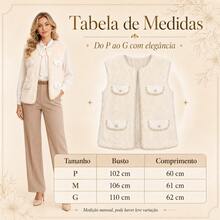 Elegant White Women's Outfit With Cropped Jacket And Short Skirt, Embroidered With Sparkling Rhinestones. A Sophisticated Feminine Look For Parties, Work, Dates, And Special Occasions. - 白色 - 查看 8
