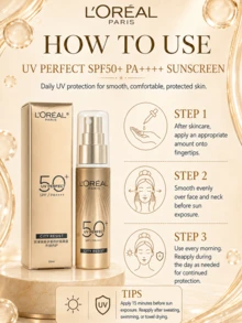 L’Oreal Paris 歐萊雅新多重防護隔離霜，正裝30ml，小樣15ml，SPF50+PA++++ 廣譜抵禦 UVA/UVB、質地輕薄不泛油、抵禦城市污染、持妝清爽，適合所有膚質日常通勤防曬、出門便攜補塗及護膚禮盒搭配 - 新多重防護隔離霜外禦內護 - 查看 9