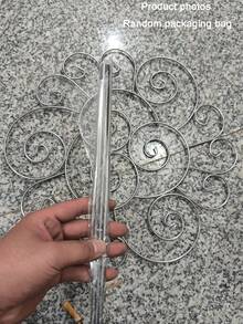 Garden Metal Plant Support Ring, Peony Cage Dahlia Cage Flower Hoop, Decorative Stackable Indoor Plant Support Stake, Indoor Flower Pot, Outdoor Orchid Clip - Multicolor - View 7