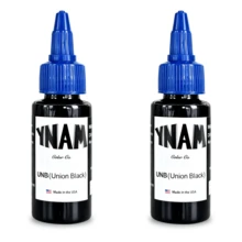 30ml (2pcs) Black Tattoo Ink, Rich Color, Can Be Freely Mixed And Matched. Suitable For Body Painting, Tattoo Design, DIY Tattoo And Tattoo Practice. - Black - View 1