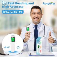 Non-Contact Infrared Electronic Thermometer | Fast Forehead Measurement, Portable, Practical And Indispensable For Home And Family - °F Only - View 4