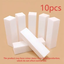 10/40/30/50個白色美甲拋光塊，細膩均勻的研磨表面，使用時不掉屑，持久拋光效果，不傷甲面，小巧尺寸易於抓握，可重複使用，適用於基礎美甲修護、拋光亮澤、美甲前處理、長期甲護、DIY美甲創作等場景，耐用且易於維護，滿足多種美甲護理需求 - 白色 - 查看 14
