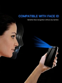 2 Compatible con Samsung A21s A03 A05 A15 A54 5G, Compatible con iPhone 17 16 15 Pro 17promax 17pro 17Air/13, Pantalla completa anti-espionaje cubierta con película de vidrio templado, Protección de privacidad, Resistencia a arañazos, Accesorios de escritorio, Protector de pantalla compatible con Samsung, Protector de pantalla compatible con iPhone 17 Pro, [Versión internacional en lugar de versión local] - Multicolor - Ver 5