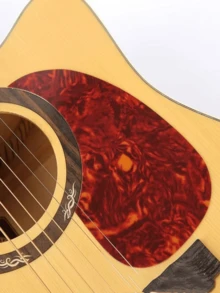 1pc Folk Classical Acoustic Guitar Pickguard, Suitable For 40-41 Inch Guitar Pickguard Strumming Protection Sticker, Guitar Face Anti-Scratch, Great Holiday Musical Instrument Gift - Multicolor - View 15