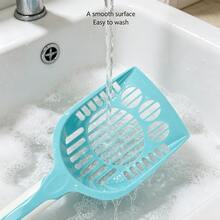 Multicolor Cat Litter Scooper Non-Slip Handle Fast Sift Cat Sand Cleaning Too And Household Pet Cleaning Supplies Cat Litter Scoop Ergonomic Grip Durable Plastic Shovel - View 9