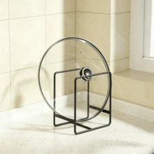 1 pieza Escurridor de platos vertical de metal para cocina, estante de almacenamiento multifuncional para encimera, organizador ligero y elegante para platos/tablas de cortar/tapas de ollas, estante de hierro resistente a la oxidación que ahorra espacio, adecuado para todas las necesidades de almacenamiento y organización de la encimera de la cocina del hogar - Multicolor - Ver 6