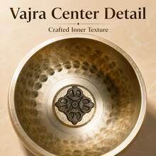 Vajra Singing Bowl 3.15 Inch Nepalese Craftsmanship, With Bright And Crisp Sound, Suitable For Meditation, And Can Also Be Given As A Gift - Cross Shaped Pestle Singing Bowl - View 10