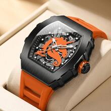 2026 New ONOLA Automatic Mechanical Watch 30m Waterproof Silicone Strap Business Gift Box - one-size - View 8