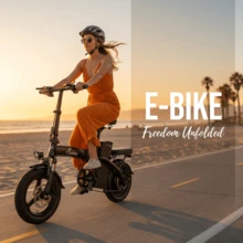 This Adult Foldable Electric Bicycle Features A 48V 15Ah Battery, A 500W Motor, 14-Inch Tires, 8 Shock Absorbers, Three Speed Settings, A Maximum Range Of 30 Miles, And A Maximum Load Capacity Of 120 Kg. - 基本的 - 查看 5