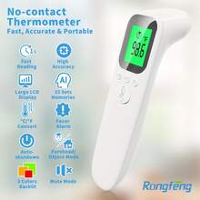 Non-Contact Infrared Electronic Thermometer | Fast Forehead Measurement, Portable, Practical And Indispensable For Home And Family - °F Only - View 1